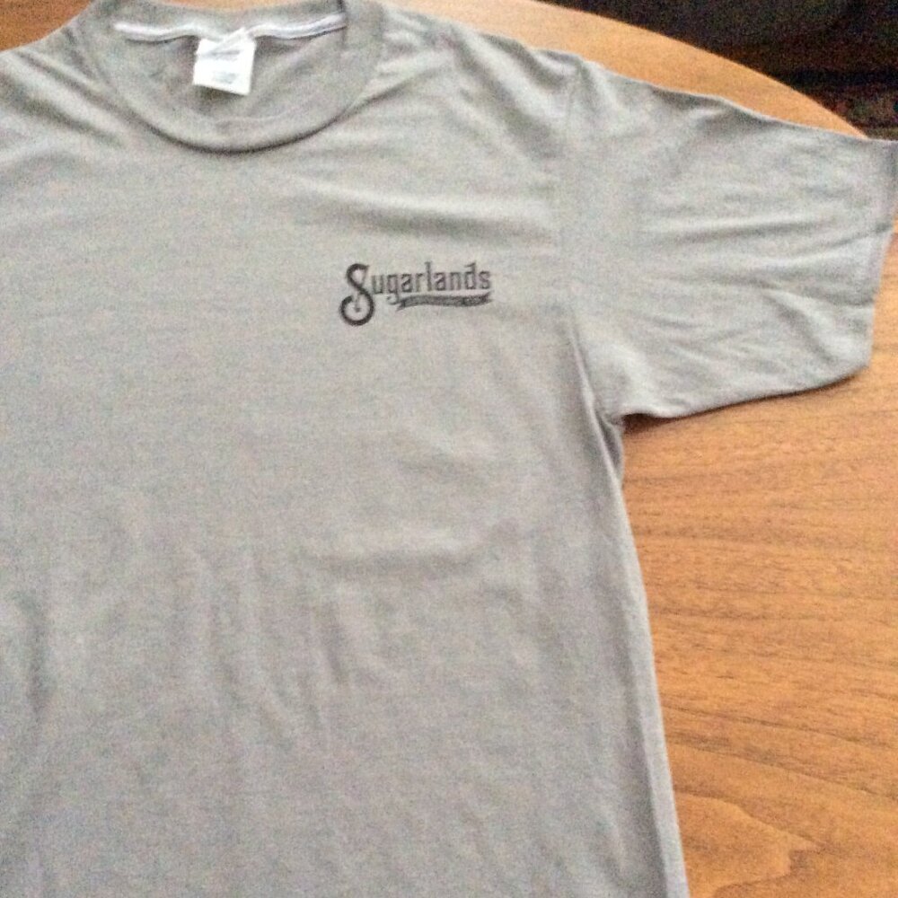 Ladies small tshirt short sleeved gray in color new.